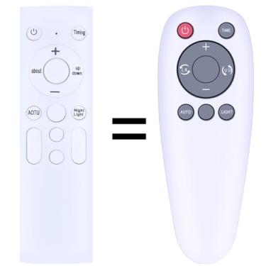 Imagem de WDZP Novo ventilador de mesa de substituição de controle remoto para ventilador circulador de ar Leavesden FL10-X 0dB silencioso 15,75 polegadas controlador de ventiladores de mesa