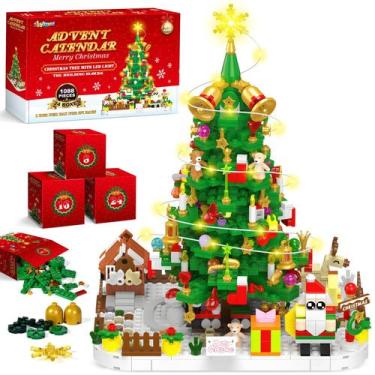 Imagem de Calendário do Advento ShyLizard 2024 com 1088 peças de árvore de Natal