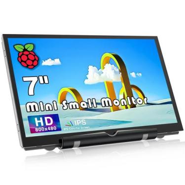 Imagem de Monitor HAMTYSAN Raspberry Pi Mini de 7 polegadas 800x480 HDMI IPS