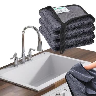 Imagem de Panos de limpeza Ecopandy Shiny Bath Toalhetes 40x60cm (3 unidades)