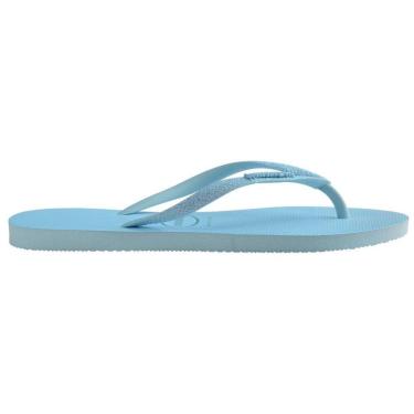 Imagem de Chinelo Havaianas Slim Glitter Neon Azul Water-Feminino