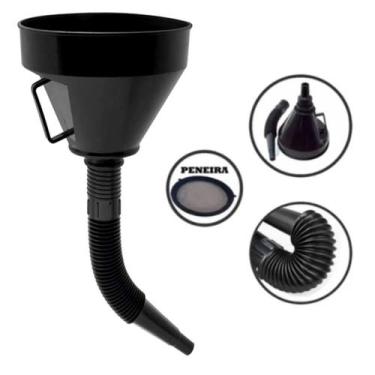 Imagem de Funil Plastico Grande Multiuso Abastecimento Óleo Gasolina - BEST