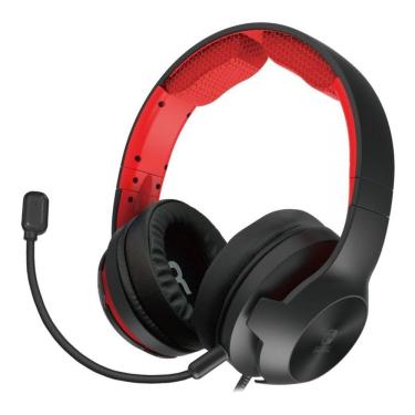 Imagem de Headset Gamer Hori Pro Para Nintendo Switch Preto / Vermelho