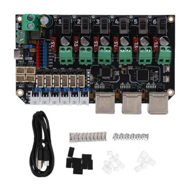 Imagem de Fafeicy Impressora 3D Substituição Placa -mãe Multi Head Printer Hub 6 Interfaces USB2.0 6 CAN 2.0 Interfaces Abrangentes Hub
