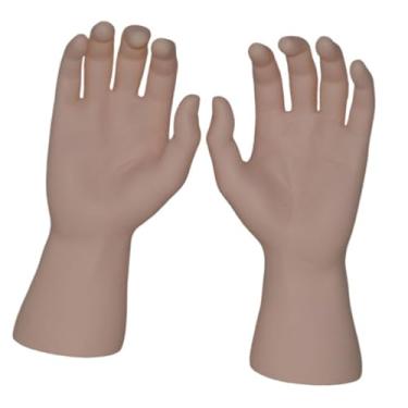 Imagem de FashionCha Modelos de mãos realistas, decorações de Halloween masculinas, loja de simulação, novidade, adulto, fácil de limpar, adereços, manequins de mão, Cor Da Pele