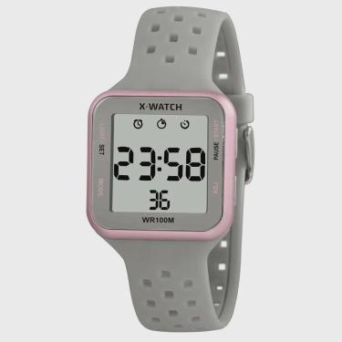 Imagem de Relógio X-Watch Feminino Xlppd034w Bxgx Retangular Digital
