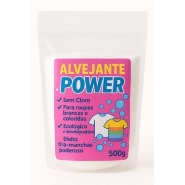 Imagem de Percarbonato de Sódio - Alvejante Natural 500G - Power Tira Manchas - 