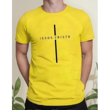 Imagem de Camiseta Camisa Algodão Feminina Masculina Adulto Gospel Evangélica Ca