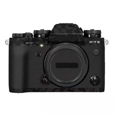 Imagem de X-T3 Adesivo antiarranhões para câmera FujiFilm X-T3 Película protetora XT3 (Shadow Camo Black)