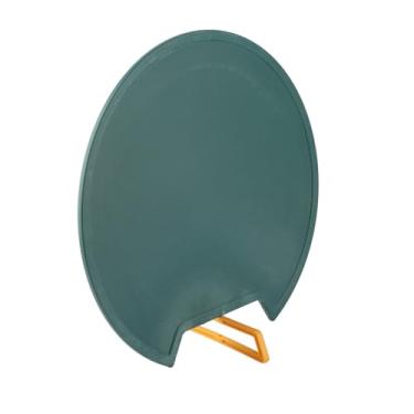 Imagem de YOUTHINK Placa de Corte da Placa de Corte, Material PP PE, Verde Nórdico Escuro, Com Alça Giratória Tábuas de de Cozinha de Dupla Face para Cozinha (Rodada de 140 mm / 5.5in)