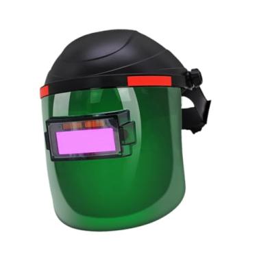 Imagem de harayaa Capacete de soldagem com escurecimento automático movido a energia solar, máscara de olhos com lente de soldagem ajustável para PC, Clássico