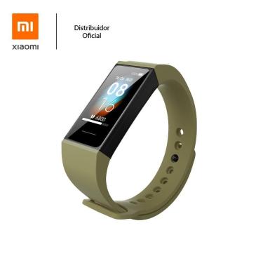 Imagem de Bracelete de silicone para pulseira inteligente Mi band 4C XM, verde 