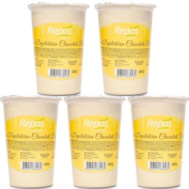 Imagem de Cera Depilatória Elástica para Depilação Repos 2Kg (2Kg, Chocolate Branco)