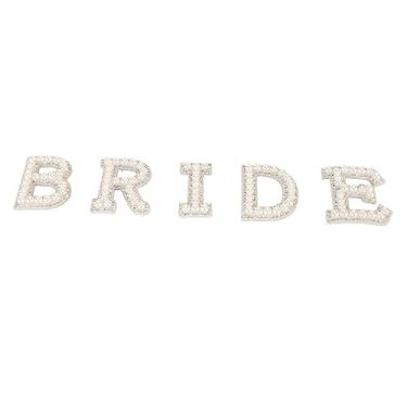 Imagem de Zerodis Patches de Cartas Patches Para Mochilas Ferro Em Remendos de Letra de Glitter Para Mochilas Ferro Em Remendos de Letra de Glitter Com Strassões 5 PCs Para Personalização de Bricolage Em Sacolas e