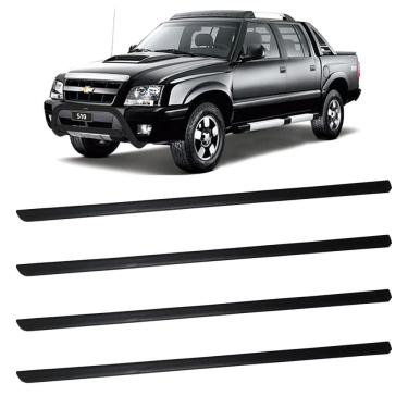 Imagem de Kit 4 Pestanas Externas S10 Cabine Dupla De 95 a 11
