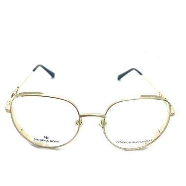 Imagem de Óculos Sol Feminino Morena Rosa Aro Fechado Dourado