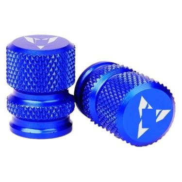 Imagem de Compatível com MT09 MT07 MT10 MT03 MT 09 07 03 10 MT-07 MT-09 MT-10 SP Tracer 2022 2023 2024 Acessórios de motocicleta Tampas de válvula de pneu (azul T)