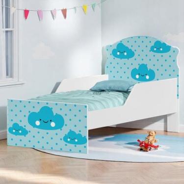 Imagem de Cama infantil nuvenzinha menino - kids Mobili