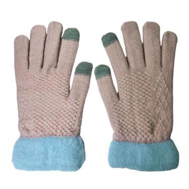 Imagem de Luva De Inverno Feminina Redstar Winter Touch Screen Tricô Lã VSI04009