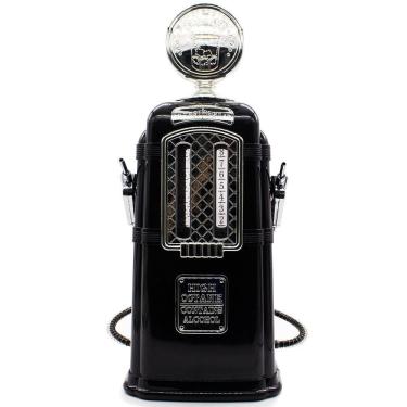 Imagem de Dispenser Bebidas Duplo Bomba de Gasolina Retrô Vintage  Preto - GT451 Lorben