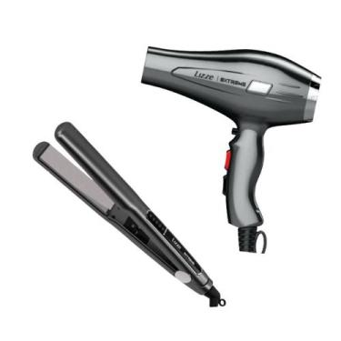 Imagem de Kit 1 Secador Lizze Extreme 2400w 1 Prancha Lizze Extreme 220v