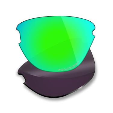 Imagem de Mryok Lentes de reposição ultra polarizadas para óculos de sol Oakley Frogskins Lite OO9374, HD Polarized, proteção UV, resistente a impactos e ajuste perfeito - Verde esmeralda