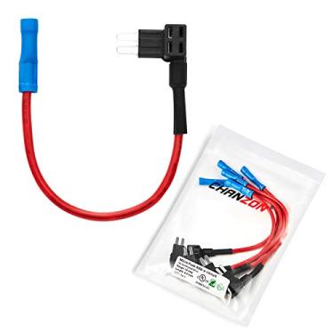 Imagem de [Fio UL] Chanzon 5 peças 16 awg Adicionar um circuito Micro2 fusível adaptador de torneira para automóveis 20A Motocicleta