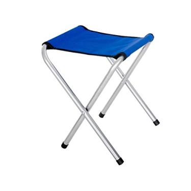 Imagem de TLTDSMY Banqueta dobrável portátil para acampamento, mini cadeira dobrável portátil para pesca ao ar livre, trilhas