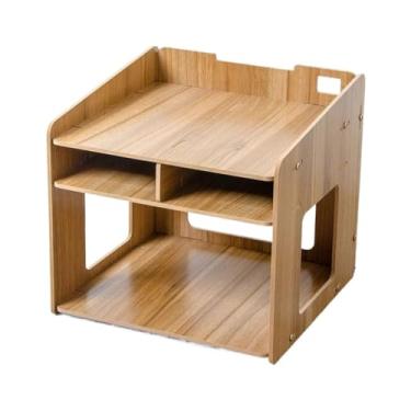 Imagem de URGDWEKJY Suporte de impressora de escritório rack de armazenamento expresso para desktop rack de chão doméstico suporte de impressora