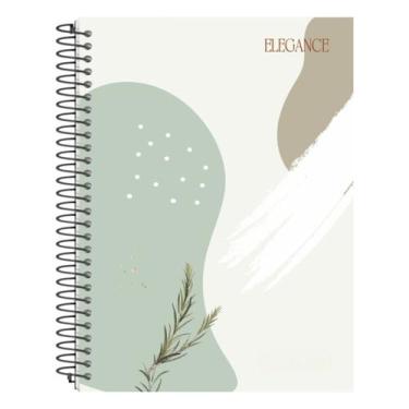 Imagem de Caderno De 15 Matérias Capa Dura Espiral 240 Folhas Elegance - PanAmer