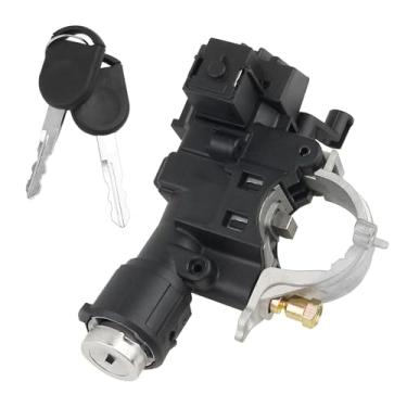 Imagem de Carcaça de bloqueio de ignição 2 chaves de chip com parafuso de cisalhamento compatível com Focus 2008-2011 Escape 2008-2012 Tribute 2008-2011 Mariner 2008-2010 substitui 989-019 9L8Z-3511-A