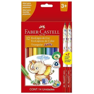 Imagem de Lápis de cor Jumbo 12 cores. - Faber -Castell