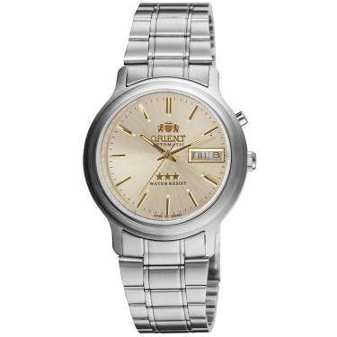 Imagem de Relógio Orient Masculino Ref:469wa1af C1sx Automático Prateado