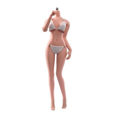 Imagem de SOUFORCE 1/6 Scale Super Flexible Female Body 12" Normal Skin Large Bust Seamless Miniature Action Figure Body Doll Collection Without Head Sculpt