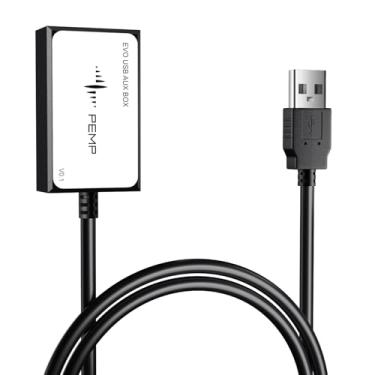 Imagem de PEMP Caixa decodificadora USBAUX para sistemas BMW EVO com telas Android/Linux, use som de obtenção de canal AUX