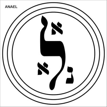 Imagem de Placa Radiestesia Radiônica 17x17 Cm - ARCANJO ANAEL