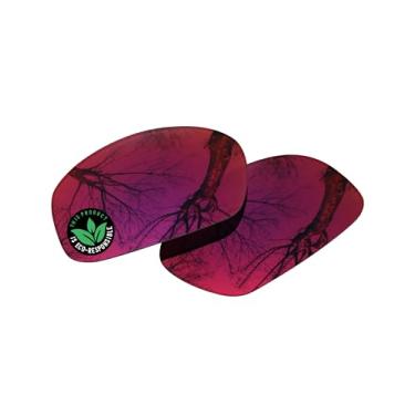 Imagem de Raydi Lentes de reposição de policarbonato para óculos de sol Maui Jim Stingray - Espelho Midnight Sun - Polarizadas