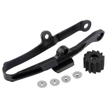 Imagem de Guia deslizante de corrente de braço oscilante com rolo inferior para Kawasaki KX250F KX450F KLX450R (preto)