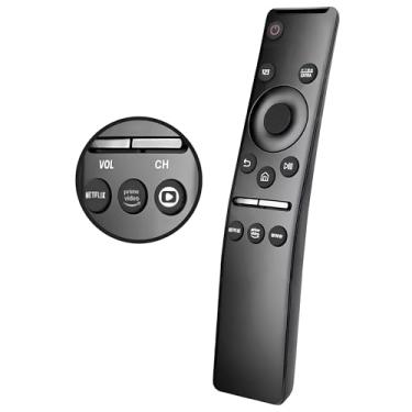 Imagem de Controle Remoto Compatível com Samsung Smart TV 4K com Botões de Atalho para Streaming, Pronto para Uso, Sem Configuração