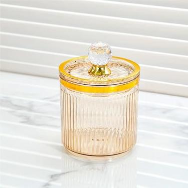 Imagem de 1 pote de acrílico para alimentos com tampa selada com bola de cristal, tanque de armazenamento, tanque de armazenamento selado em grãos de café, utensílios de cozinha doméstica