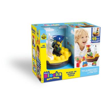 Imagem de BLOCOS DE MONTAR TCHUCO BLOCKS PIRATA 0254 - SAMBA TOYS