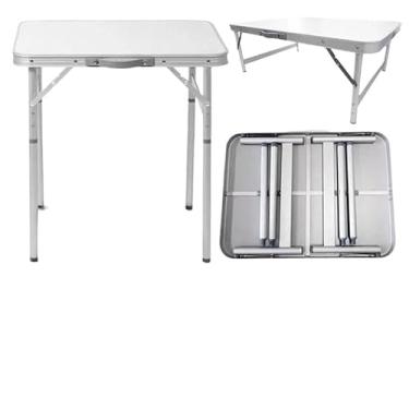 Imagem de Mesa Dobrável Portátil Vira Maleta Camping Praia 60x45cm