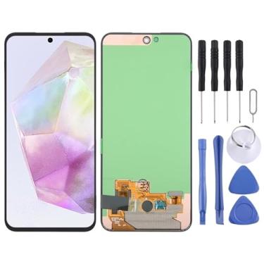 Imagem de YUNCHATW Acessórios telefônicos Para o for galaxy A35 SM-A356B Screen LCD original com o Digitalizer Full Monty Substituição do telefone celular