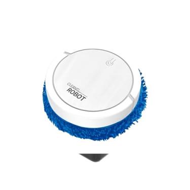 Imagem de Robô de Limpeza Mop Automático, Aspirador USB Recarregável, 23cm x 6.5cm, Bateria de 1200mAh, 60min Autonomia, para Pisos Planos, Mármore, Madeira e Cerâmica