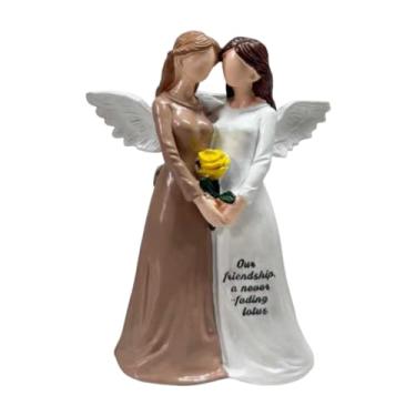 Imagem de Generic Estatueta de Anjo, Obra de Arte Criativa E Delicada, Escultura para Decoração de Quarto de Estudante Ou Sala de Estar.