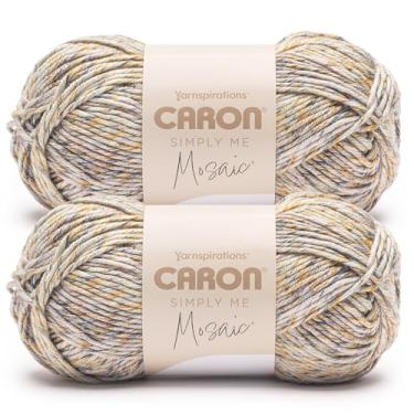 Imagem de Caron Simply Me – 2 pacotes de 140 g/5 oz – 62% acrílico, 20% nylon, 18% lã – nº 5 volumoso – 173 metros – tricô/crochê