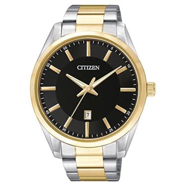 Imagem de Citizen Relógio masculino de quartzo, aço inoxidável, clássico, dois tons (modelo: BI1034-52E)