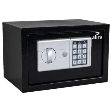 Imagem de Cofre Eletrônico em Aço com Teclado Senha + Chaves Alira Home MR-BX-00