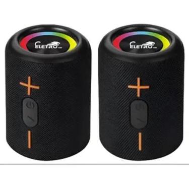 Imagem de Kit Caixa De Som Dupla Encaixe Tws 2 Em 1 Bluetooth - Fam