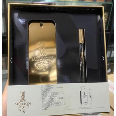 Imagem de Kit Paco Rabanne 1 Million EDT Perfume Masculino 200ml e Miniatura 10ml